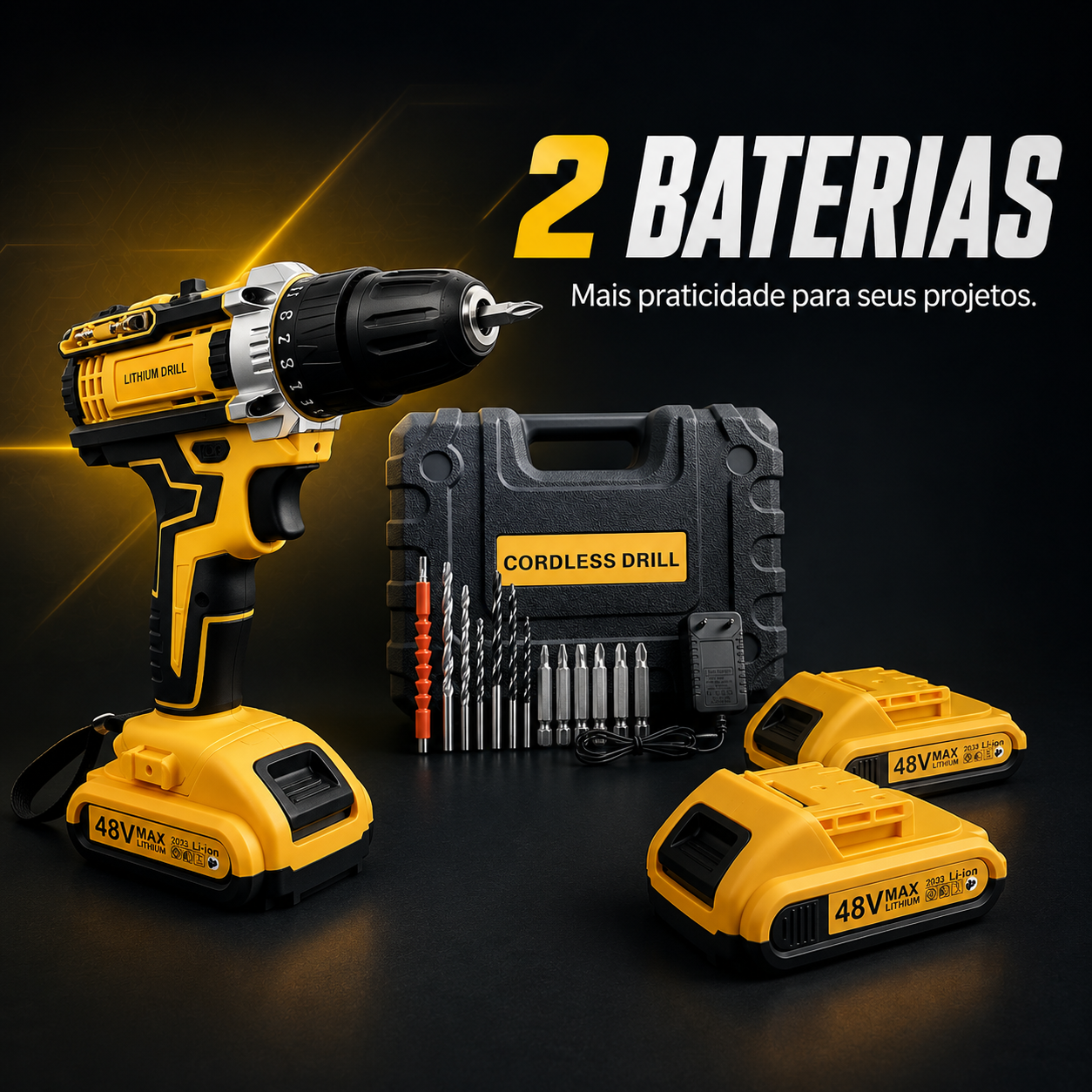Duas baterias removíveis 48V do kit MONTARO